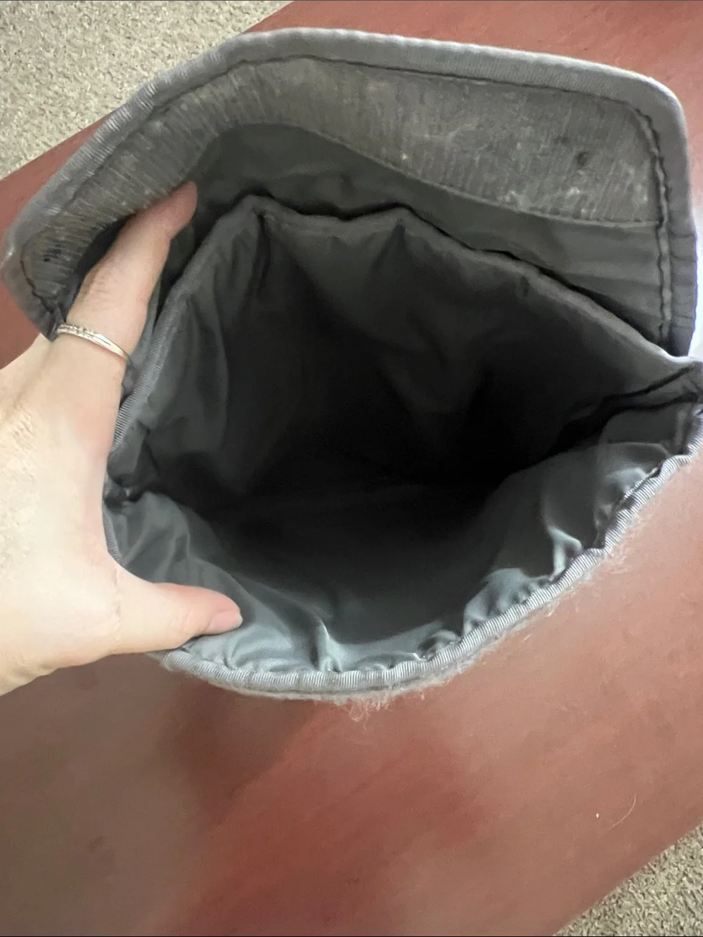 Patagonia Gray Mesh laptop Case Organizer Pouch